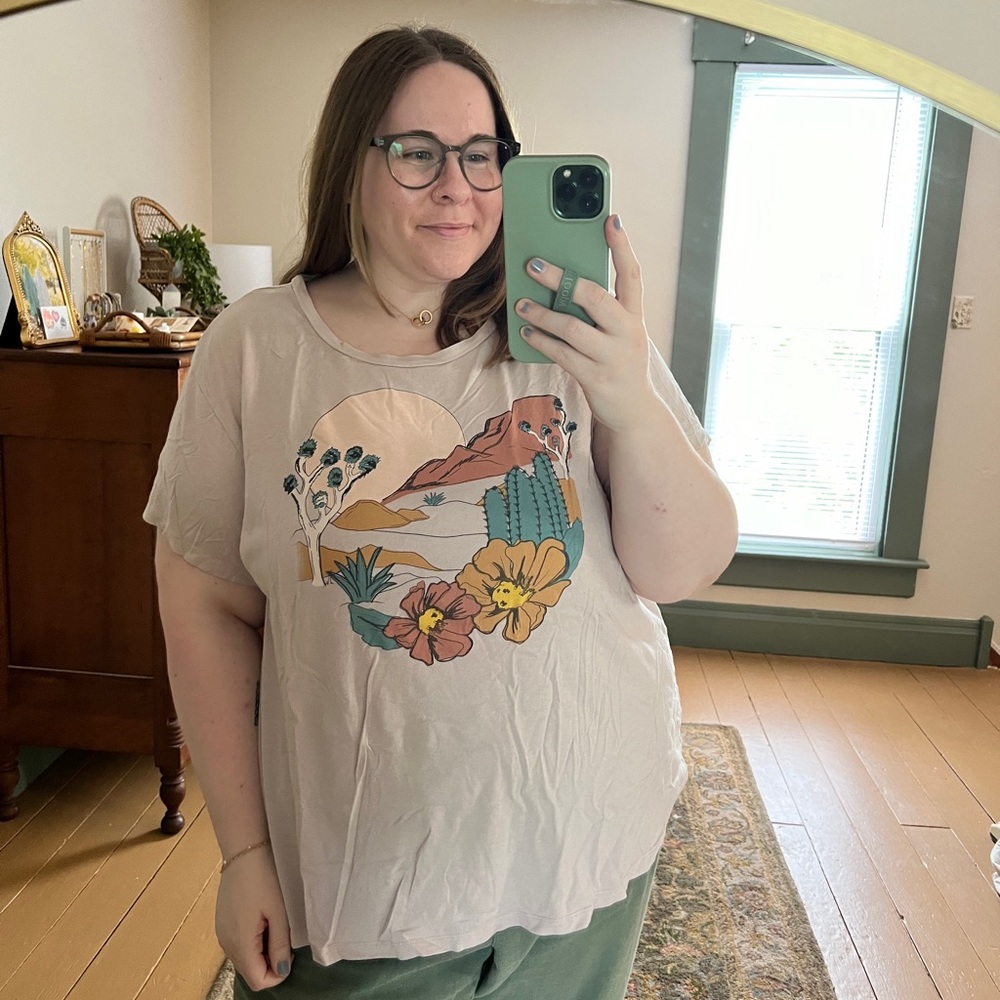 4X Torrid Graphic Tee Desert Vibes